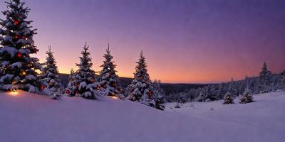 The primary subject of the image is a group of snow-covered pine trees. The setting is a snowy hillside, with the trees standing tall and covered in snow. The visual style is a photo, capturing the beauty of the snow-covered trees. The colors and mood of the image are predominantly white, with the snow covering the trees and creating a serene and peaceful atmosphere.